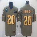 Philadelphia Eagles #20 Brian Dawkins green gold Nike Camo 2019 Salute to Service Limited Jersey