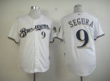 Milwaukee Brewers SEGURA 9 white MLB Jerseys