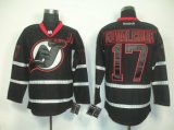 New Jersey Devils 17 Ilya Kovalchuk nhl Black Jerseys