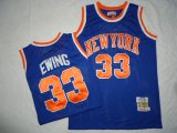 New York Knicks Patrick Ewing 33 Blue Jersey