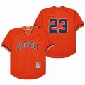 Detroit Tigers #23 orange throwback baseball jerseys-SG