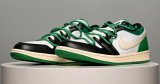 Women 2023 Air Jordan 1 basketball Shoes green black white