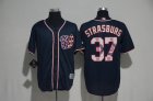 2017 Washington National #37 Stephen Strasburg dark blue Majestic baseball jerseys