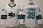 Women Adidas San Jose Sharks #39 Logan Couture white NHL Jersey