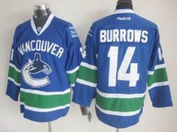 reebok Vancouver Canucks #14 BURROWS blue Jersey