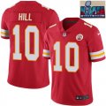 2023 Super Bowl Nike Kansas City Chiefs #10 Hill red Color Rush Limited Jerseys