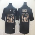 Nike Bears #52 Khalil Mack black Color Rush Limited Jersey Goddess version