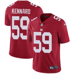 New York Giants #59 Kennard red Nike Color Rush Limited Jersey