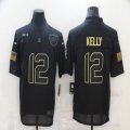 Nike Buffalo Bills #12 Jim Kelly black Salute To Service Limited Jersey-BD