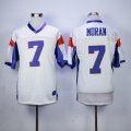 Blue Mountain State #7 Alex Moran White Stitched Football Jersey