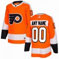 Custom Adidas Philadelphia Flyers orange hockey jersey