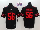 San Francisco 49ers #56 Reuben Foster nike black Color Rush Limited Jersey