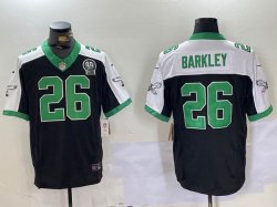 Philadelphia Eagles 26# Saquon Barkley black white Nike Vapor F.U.S.E. Limited Jersey