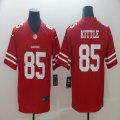 49ers #85 George Kittle nike red Color Rush Limited Jersey