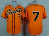 San Francisco Giants #7 Gregor Blanco Orange MLB baseball Jerseys