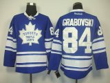 Toronto Maple Leafs GRABOVSKI 84 blue Jerseys