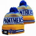 2024 Pitt Panthers yellow blue white NCAA Sport Cuffed Knit Hats