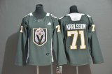 Youth Adidas Vegas Golden Knights #71 William Karlsson gray hockey Jersey