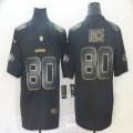 Nike 49ers #80 Jerry Rice black gold Color Rush Limited Jersey