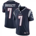 New England Patriots #7 Brissett Nike blue Color Rush Limited Jersey