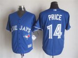 Toronto Blue Jays David Price #14 blue majestic mlb Jersey