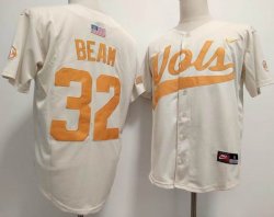 Tennessee Volunteers #32 Drew Beam beige college football jerseys