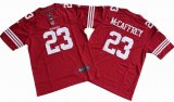 Nike San Francisco 49ers #23 Christian McCaffrey red Color Rush Limited Jersey