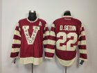 2013 Vancouver Canucks #22 Daniel Sedin Red NHL Jerseys A Patch