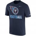 Tennessee Titans Nike Sideline Legend Football Performance T-Shirt - Navy