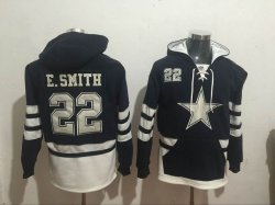 Dallas Cowboys #22 Emmitt Smith black nfl Hooded Sweatshirt