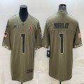 Nike BArizona Cardinals #1 Kyler Murray Salute to Service Retired Limited Jersey-BD