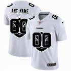 Customized Nike Oakland Raiders white Color Rush Limited Jersey Shadow edition