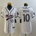 Youth Inter Miami CF #10 Lionel Messi white jerseys-BD