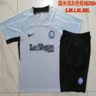 2023-2024 Inter Milan club gray black soccer Training clothes D930