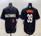 Nike Baltimore Orioles #39 Corbin Burnes black majestic baseball jersey city version-BD 03