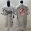 Nike New York Yankees blank white majestic baseball jerseys big logo -BD 05