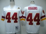 Washington Redskins 44 Riggins white throwback nfl jersey