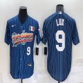 Nike Los Angeles Dodgers #9 Gavin-Lux blue throwback majestic baseball Jerseys-BD 07