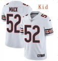 Youth Nike Bears #52 Khalil Mack white Color Rush Limited Jersey