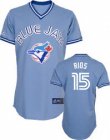 MLB Toronto Blue Jays 15# Alexis Rios skyBlue jersey