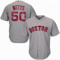 Youth Boston Red Sox #50 Mookie Betts gray majestic baseball Jersey