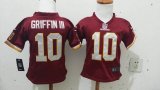 nike Washington Redskins #10 Robert Griffin III red nfl children jersey