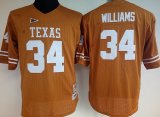 women Texas Longhorns Ricky Williams 34 Burnt Orange College Football Throwback Jersey