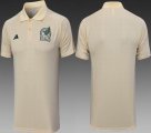 2023-2024 Mexico team beige polo soccer shirts C1029