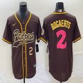 Nike San Diego Padres #2 Xander Bogaerts brown MLB Baseball jerseys Joint name-BD