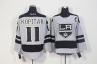 Reebok Los Angeles Kings #11 Anze Kopitar gray nhl hockey Jersey