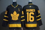 Adidas Toronto Maple Leafs #16 Mitch Marner black hockey jersey city version