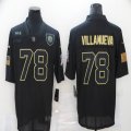 Nike Pittsburgh Steelers #78 Alejandro Villanueva black Salute To Service Limited Jersey-BD