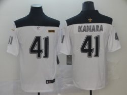 Nike New Orleans Saints #41 Alvin Kamara white NFL Color Rush Limited Jersey City version