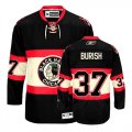 Adam Burish Jersey 37 Black New Third Chicago Blackhawks Jerseys